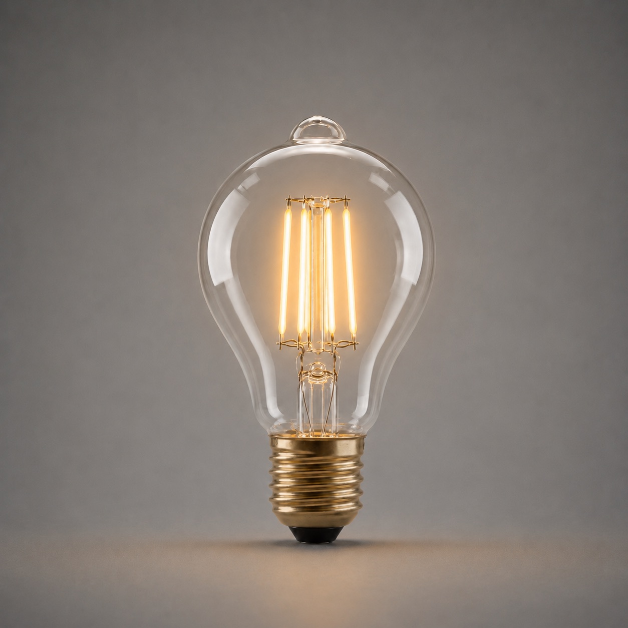 נורת LED 8W פילמנט  זכוכית שקופה 1111